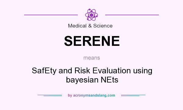 What does SERENE mean? It stands for SafEty and Risk Evaluation using bayesian NEts