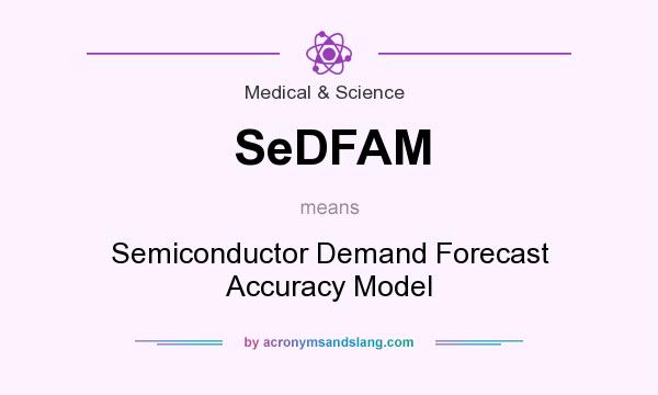 What does SeDFAM mean? It stands for Semiconductor Demand Forecast Accuracy Model