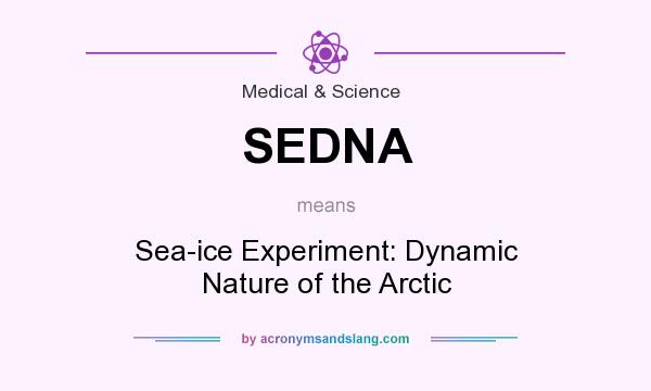 What does SEDNA mean? It stands for Sea-ice Experiment: Dynamic Nature of the Arctic