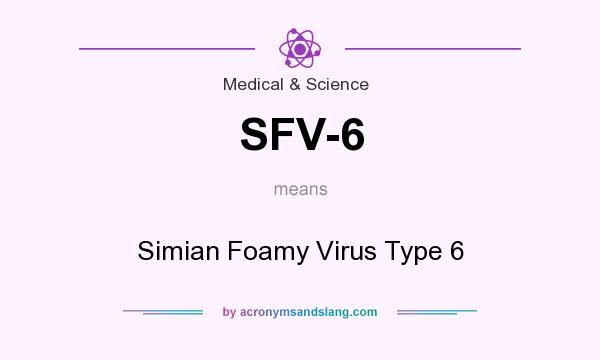 What does SFV-6 mean? It stands for Simian Foamy Virus Type 6