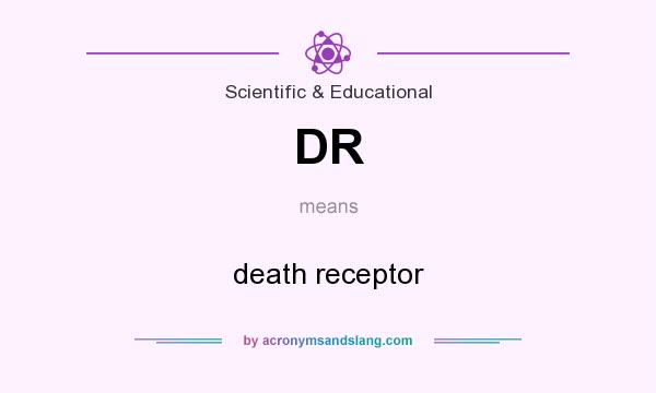 What does DR mean? It stands for death receptor