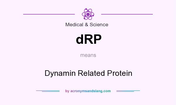 What does dRP mean? It stands for Dynamin Related Protein