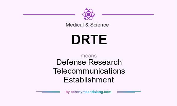 What does DRTE mean? It stands for Defense Research Telecommunications Establishment