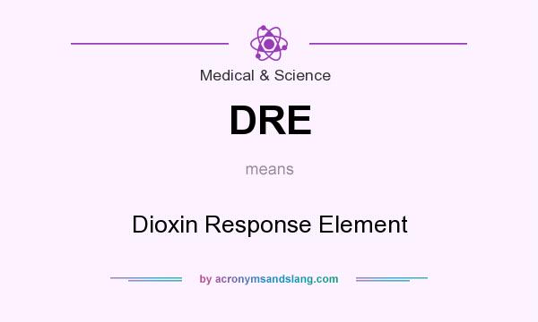 What does DRE mean? It stands for Dioxin Response Element