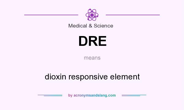 What does DRE mean? It stands for dioxin responsive element