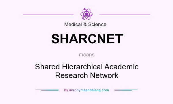 What does SHARCNET mean? It stands for Shared Hierarchical Academic Research Network