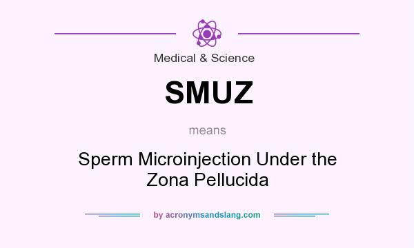 What does SMUZ mean? It stands for Sperm Microinjection Under the Zona Pellucida