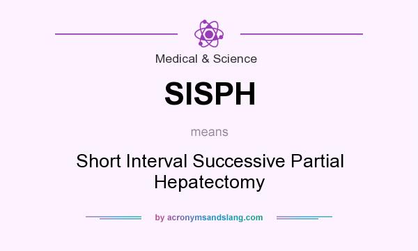 What does SISPH mean? It stands for Short Interval Successive Partial Hepatectomy