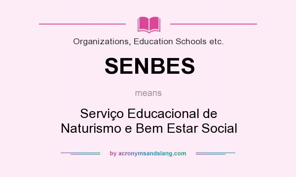 What does SENBES mean? It stands for Serviço Educacional de Naturismo e Bem Estar Social