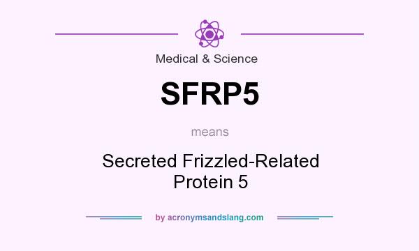 What does SFRP5 mean? It stands for Secreted Frizzled-Related Protein 5
