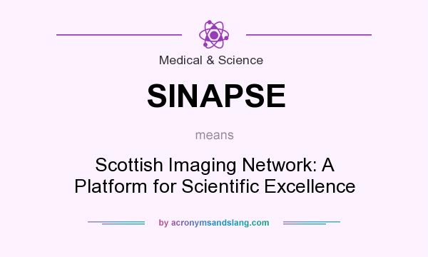What does SINAPSE mean? It stands for Scottish Imaging Network: A Platform for Scientific Excellence