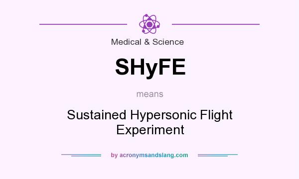 What does SHyFE mean? It stands for Sustained Hypersonic Flight Experiment