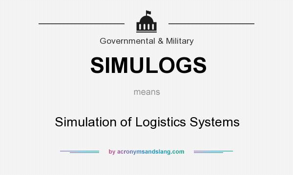What does SIMULOGS mean? It stands for Simulation of Logistics Systems