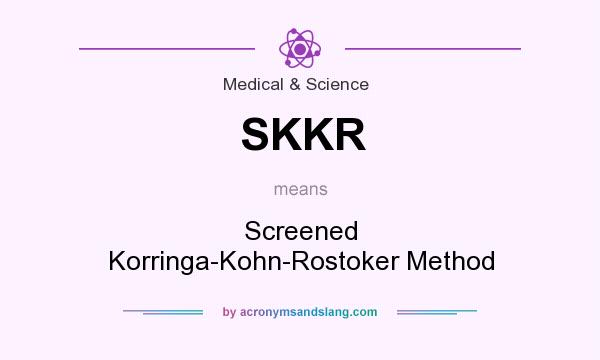 What does SKKR mean? It stands for Screened Korringa-Kohn-Rostoker Method