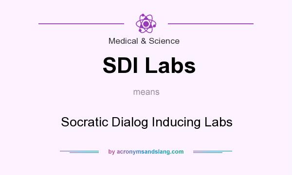 What does SDI Labs mean? It stands for Socratic Dialog Inducing Labs