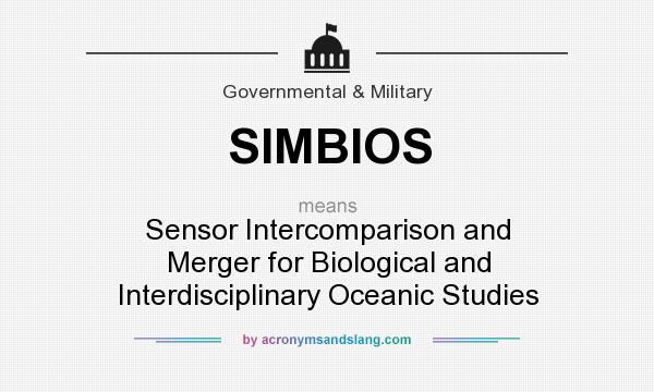 What does SIMBIOS mean? It stands for Sensor Intercomparison and Merger for Biological and Interdisciplinary Oceanic Studies