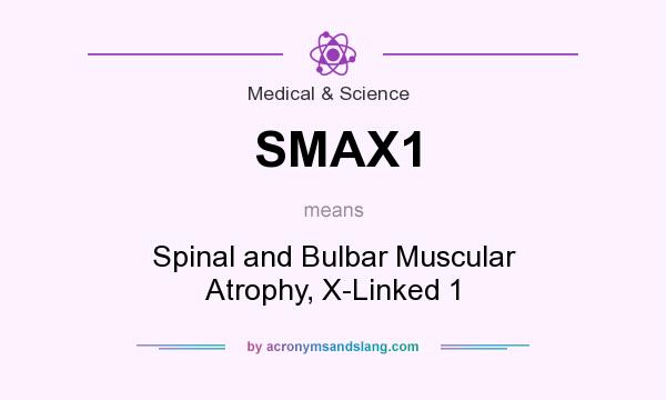 What does SMAX1 mean? It stands for Spinal and Bulbar Muscular Atrophy, X-Linked 1