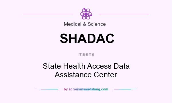 What does SHADAC mean? It stands for State Health Access Data Assistance Center