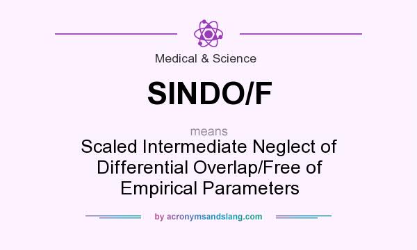 What does SINDO/F mean? It stands for Scaled Intermediate Neglect of Differential Overlap/Free of Empirical Parameters