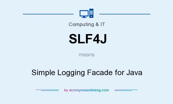 What does SLF4J mean? It stands for Simple Logging Facade for Java