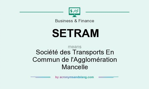 What does SETRAM mean? It stands for Société des Transports En Commun de l`Agglomération Mancelle
