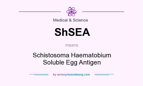 What does ShSEA mean? It stands for Schistosoma Haematobium Soluble Egg Antigen