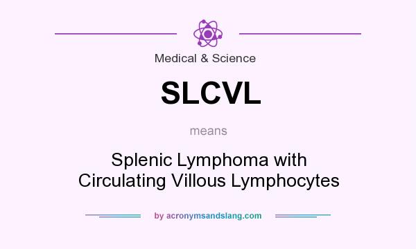 What does SLCVL mean? It stands for Splenic Lymphoma with Circulating Villous Lymphocytes
