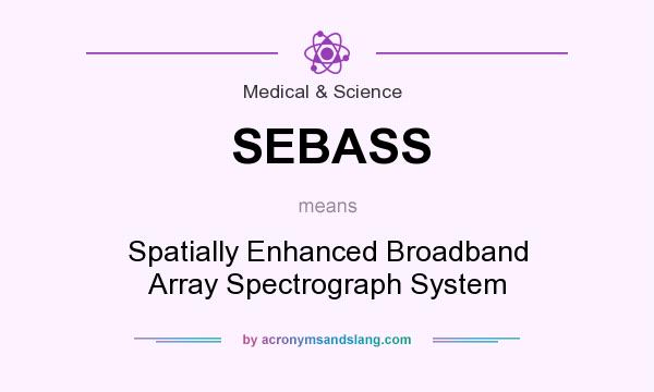 What does SEBASS mean? It stands for Spatially Enhanced Broadband Array Spectrograph System