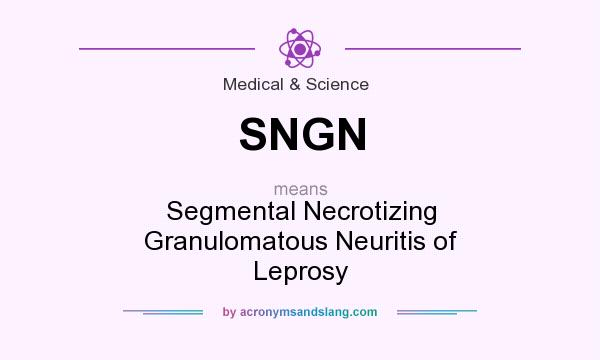 What does SNGN mean? It stands for Segmental Necrotizing Granulomatous Neuritis of Leprosy