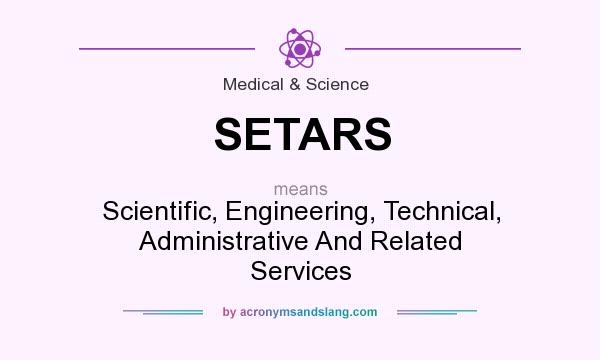 What does SETARS mean? It stands for Scientific, Engineering, Technical, Administrative And Related Services