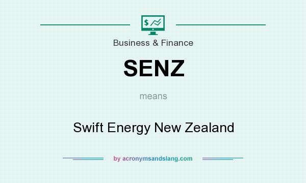 What does SENZ mean? It stands for Swift Energy New Zealand