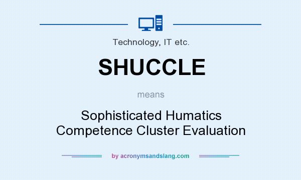 What does SHUCCLE mean? It stands for Sophisticated Humatics Competence Cluster Evaluation