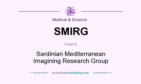 What does SMIRG mean? It stands for Sardinian Mediterranean Imagining Research Group