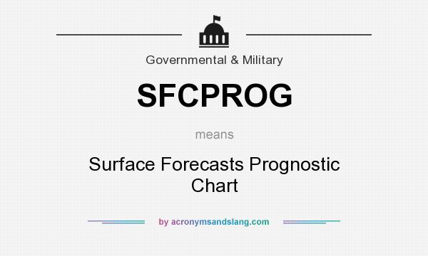 What does SFCPROG mean? It stands for Surface Forecasts Prognostic Chart