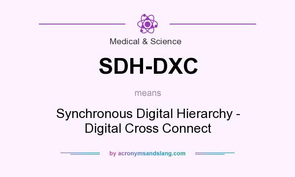 What does SDH-DXC mean? It stands for Synchronous Digital Hierarchy - Digital Cross Connect