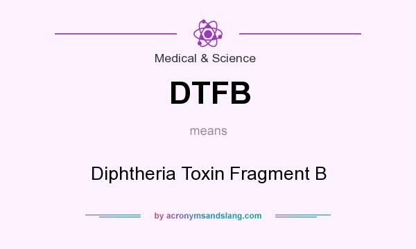 What does DTFB mean? It stands for Diphtheria Toxin Fragment B