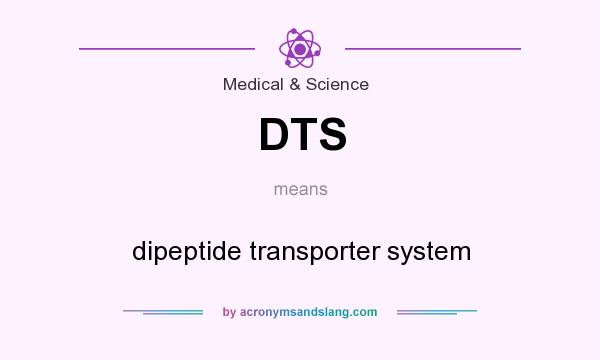 What does DTS mean? It stands for dipeptide transporter system