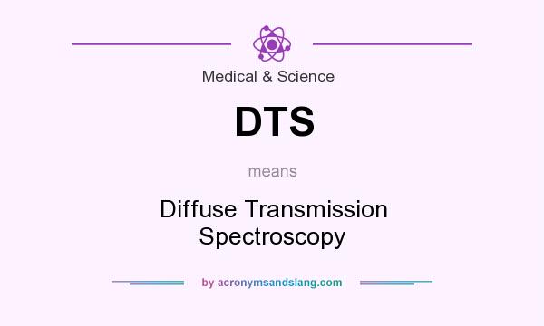What does DTS mean? It stands for Diffuse Transmission Spectroscopy