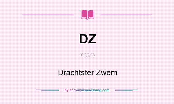 What does DZ mean? It stands for Drachtster Zwem