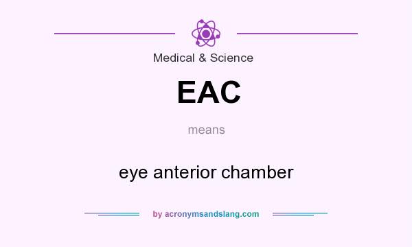 What does EAC mean? It stands for eye anterior chamber