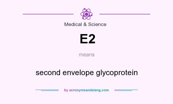 What does E2 mean? It stands for second envelope glycoprotein