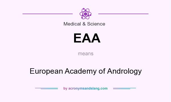 What does EAA mean? It stands for European Academy of Andrology