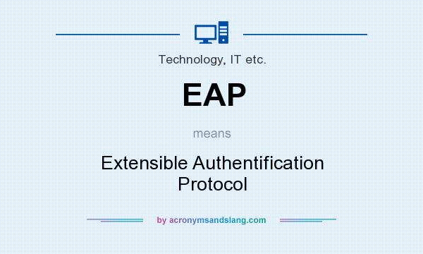 What does EAP mean? It stands for Extensible Authentification Protocol