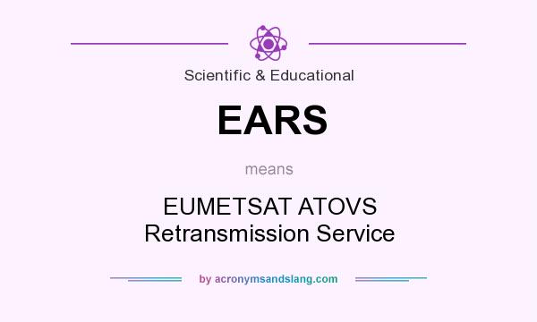 What does EARS mean? It stands for EUMETSAT ATOVS Retransmission Service