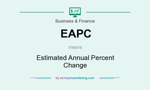 What does EAPC mean? It stands for Estimated Annual Percent Change