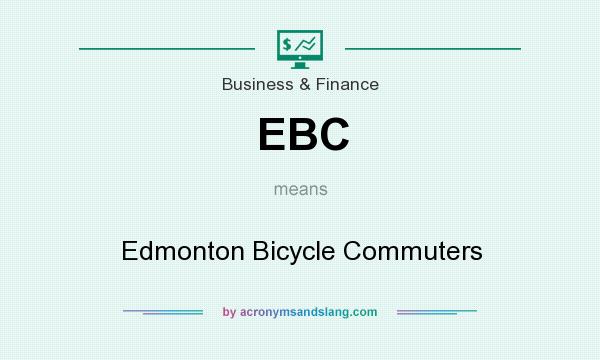 What does EBC mean? It stands for Edmonton Bicycle Commuters
