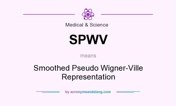What does SPWV mean? It stands for Smoothed Pseudo Wigner-Ville Representation