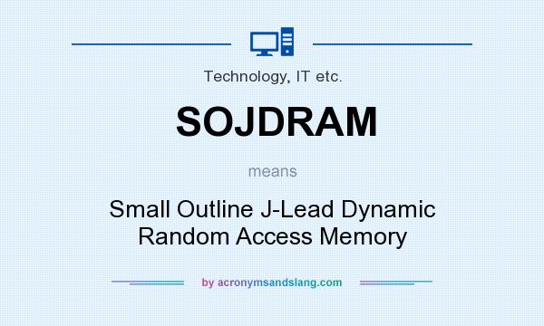 What does SOJDRAM mean? It stands for Small Outline J-Lead Dynamic Random Access Memory