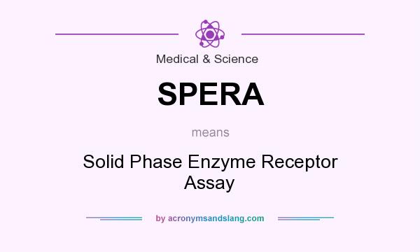 What does SPERA mean? It stands for Solid Phase Enzyme Receptor Assay