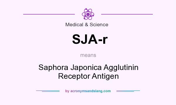 What does SJA-r mean? It stands for Saphora Japonica Agglutinin Receptor Antigen